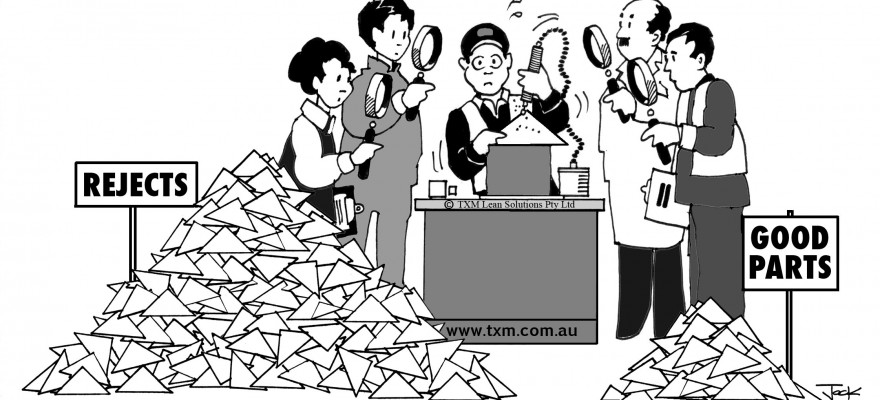 Sometimes in Chinese Factories It Seems Like there are More Inspectors than Workers and More Defects than Good Parts. While it might seem reassuring that defects are being prevented from going to the customer. It is not an effective way to improve quality and stay competitive.